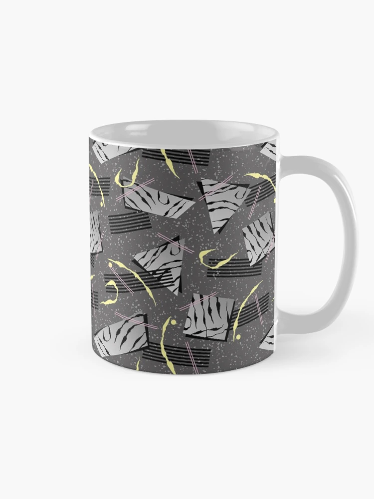 Thumbnail 3 of 6, Coffee Mug, Geometric Abstract Retro Pattern designed and sold by PatternTale.