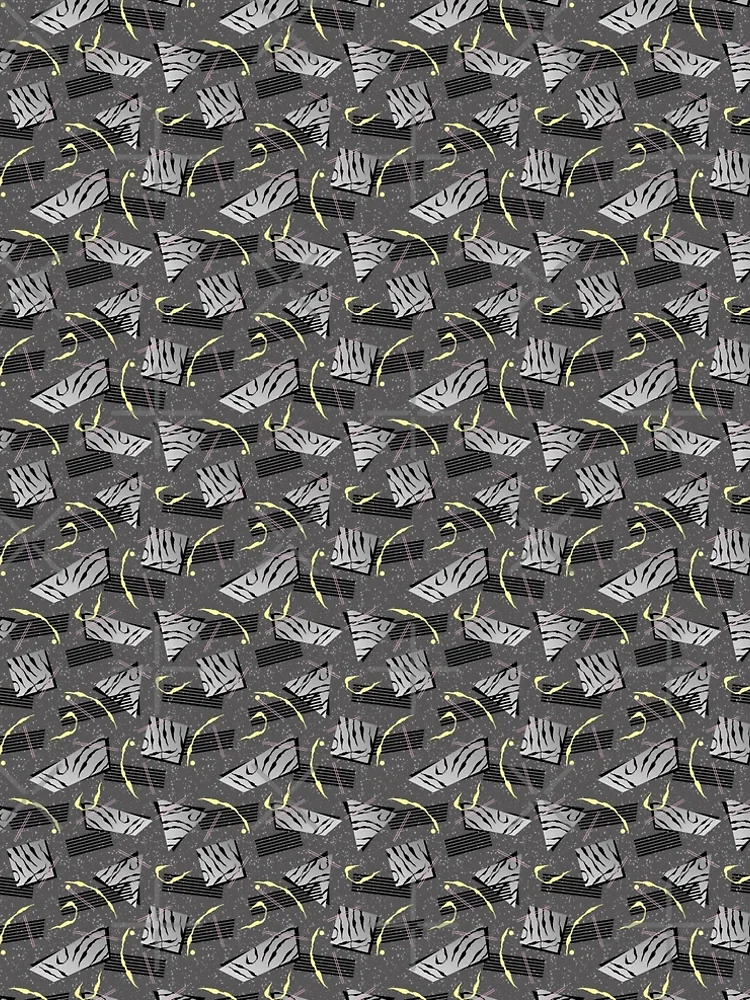 Thumbnail 5 of 5, A-Line Dress, Geometric Abstract Retro Pattern designed and sold by PatternTale.