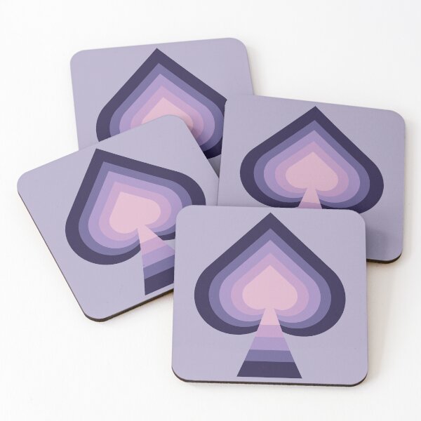 Artikelvorschau, Layered Purple Gradient Spades entworfen und verkauft von Nightlight0.