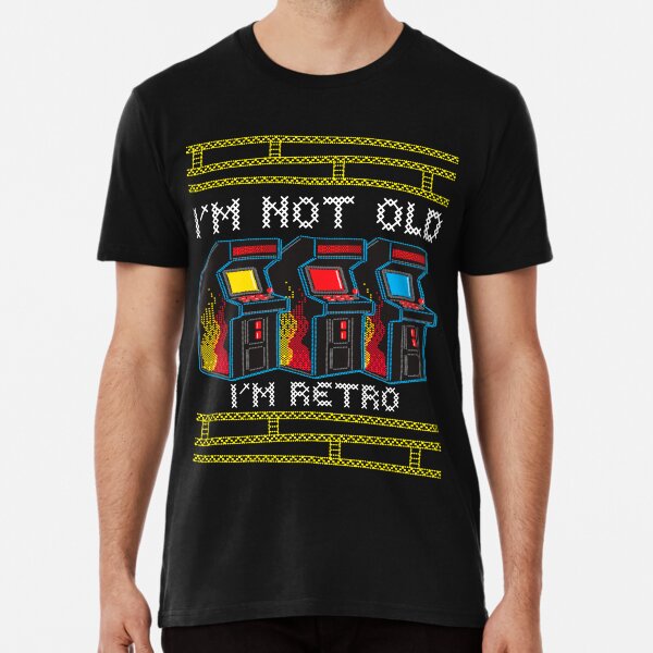 I'm Not Old, I'm Retro - Gamer Style Premium T-Shirt