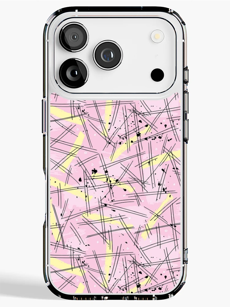 Thumbnail 1 of 5, iPhone Case, Scratch Retro Pattern designed and sold by PatternTale.