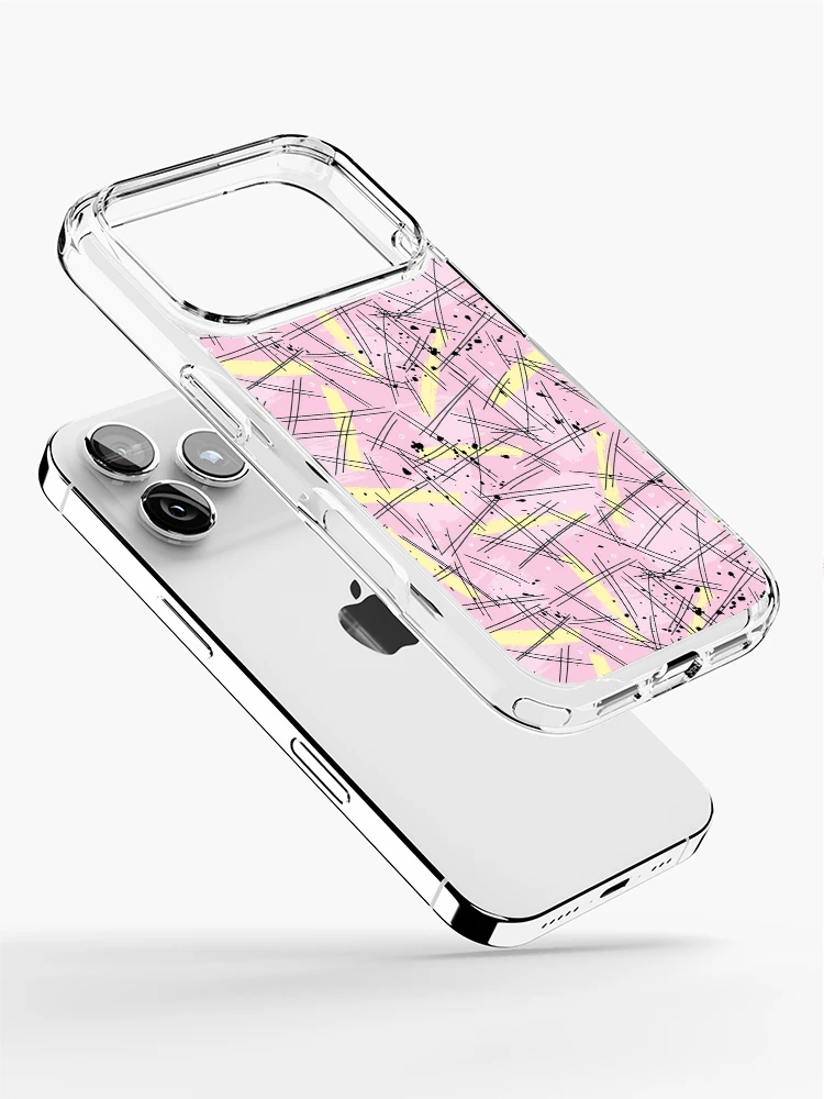 Thumbnail 2 of 5, iPhone Case, Scratch Retro Pattern designed and sold by PatternTale.