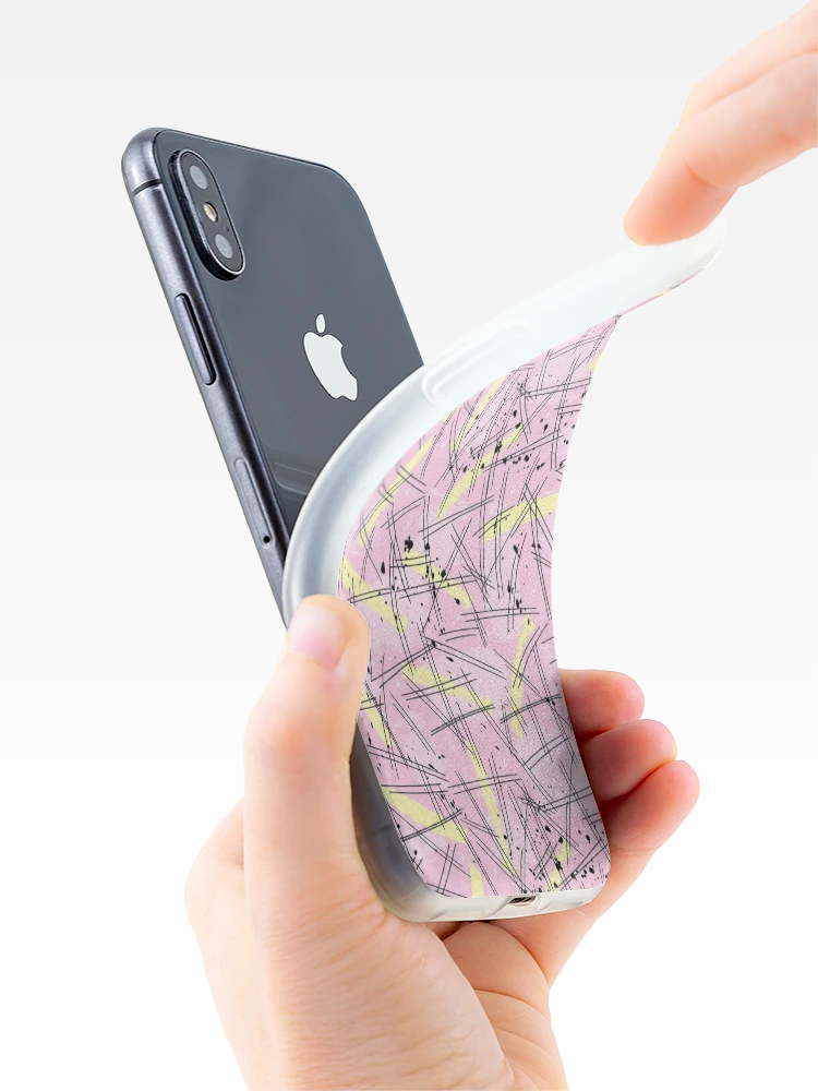 Thumbnail 4 of 5, iPhone Case, Scratch Retro Pattern designed and sold by PatternTale.