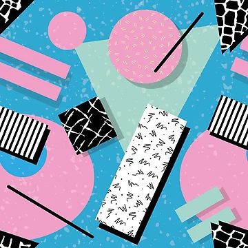 Artwork thumbnail, Abstract Retro Pattern by PatternTale