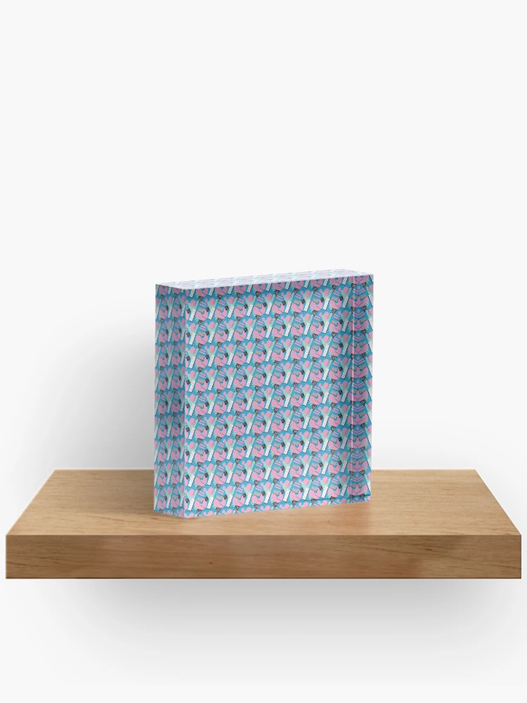 Thumbnail 2 of 5, Acrylic Block, Abstract Retro Pattern designed and sold by PatternTale.
