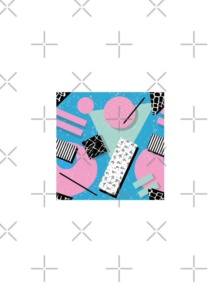 Thumbnail 4 of 4, Boxy T-Shirt, Abstract Retro Pattern designed and sold by PatternTale.