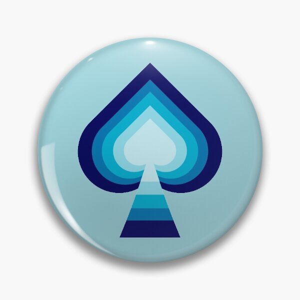 Artikelvorschau, Layered Blue Gradient Spades entworfen und verkauft von Nightlight0.