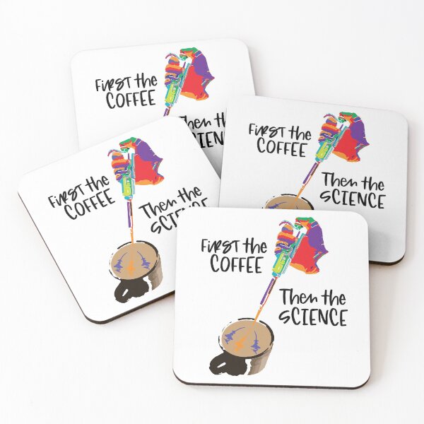 Item preview, First Coffee Then Science designed and sold by TroveLogic.