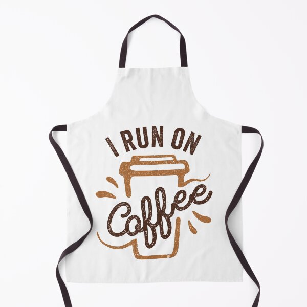 Item preview, I run on coffee for coffee lovers designed and sold by MeowsAndMakes.