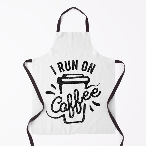 Item preview, I run on coffee for coffee lovers designed and sold by MeowsAndMakes.