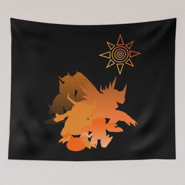 Item preview, digimon adventure Crest of courage design designed and sold by NguyenKelley.