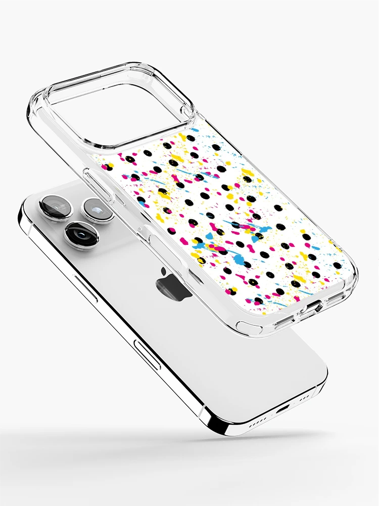 Thumbnail 2 of 5, iPhone Case, Polka Abstract Retro Pattern designed and sold by PatternTale.