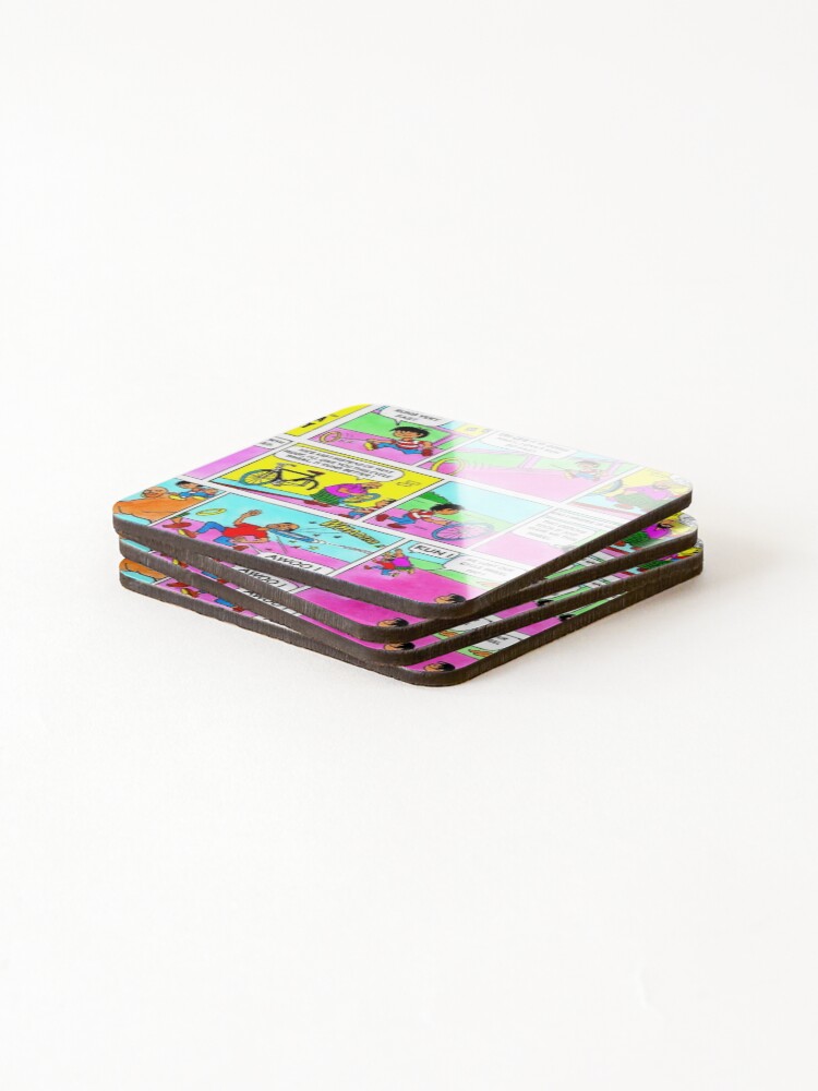 Thumbnail 4 of 5, Coasters (Set of 4), Indian Comics designed and sold by Rritu.