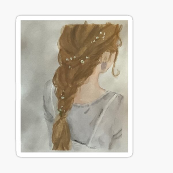 Braid #1 Sticker for Sale by JeonArts