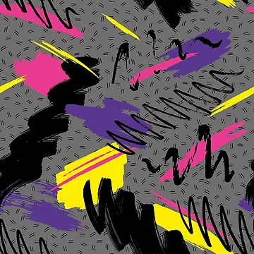 Artwork thumbnail, Wave Abstract Retro Pattern by PatternTale