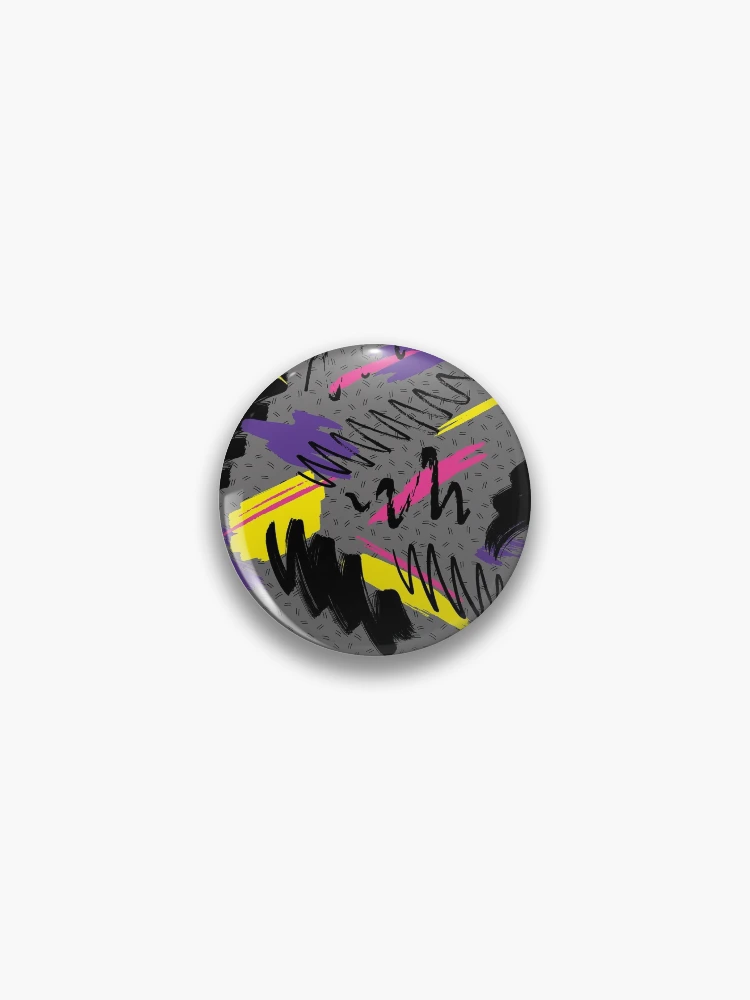 Thumbnail 1 of 3, Pin, Wave Abstract Retro Pattern designed and sold by PatternTale.