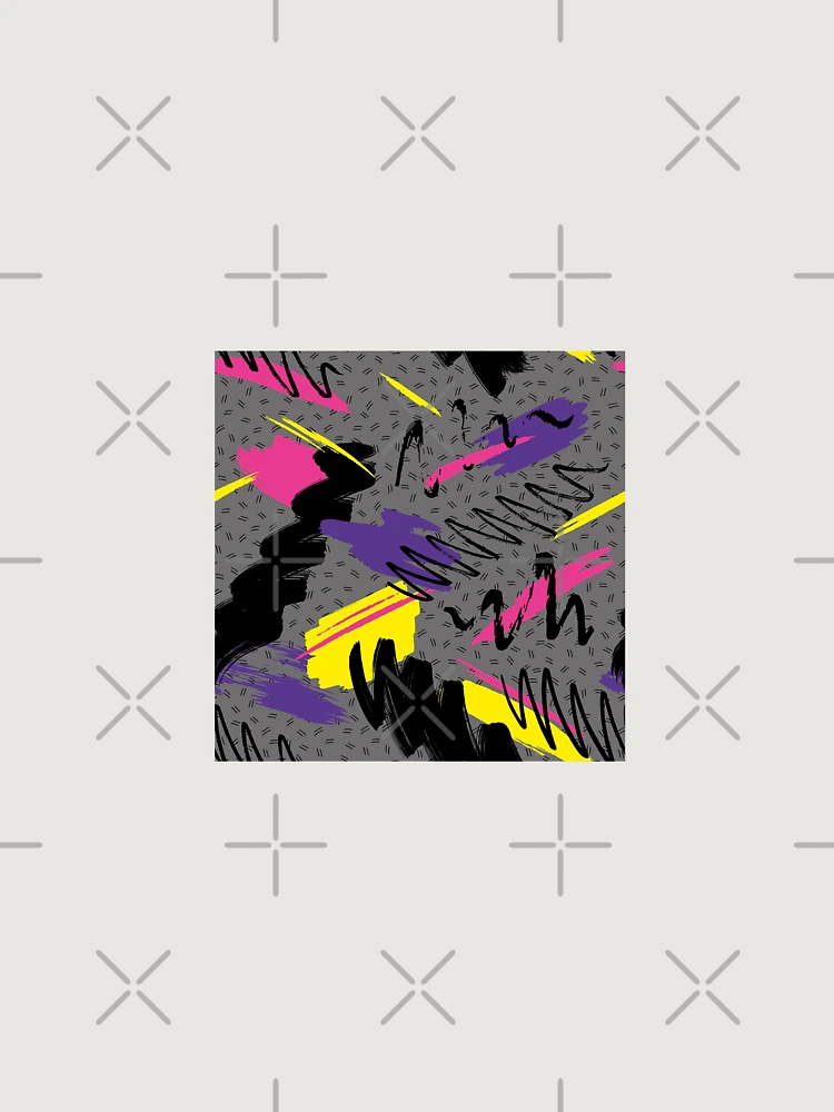 Thumbnail 6 of 6, Premium Oversized Hoodie, Wave Abstract Retro Pattern designed and sold by PatternTale.