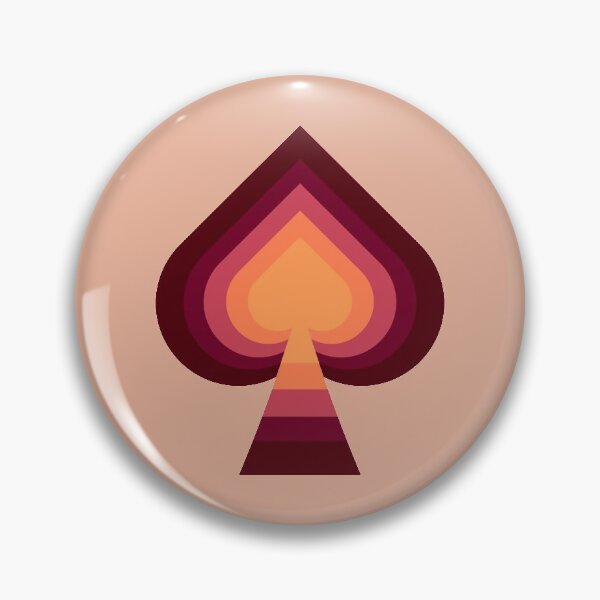 Artikelvorschau, Layered Raspberry und Yellow Gradient Spades entworfen und verkauft von Nightlight0.