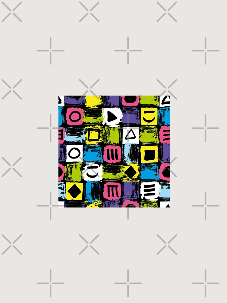 Thumbnail 6 of 6, Premium Oversized Sweatshirt, Symbol Retro Pattern designed and sold by PatternTale.