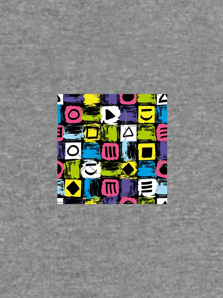 Thumbnail 6 of 6, Lightweight Sweatshirt, Symbol Retro Pattern designed and sold by PatternTale.