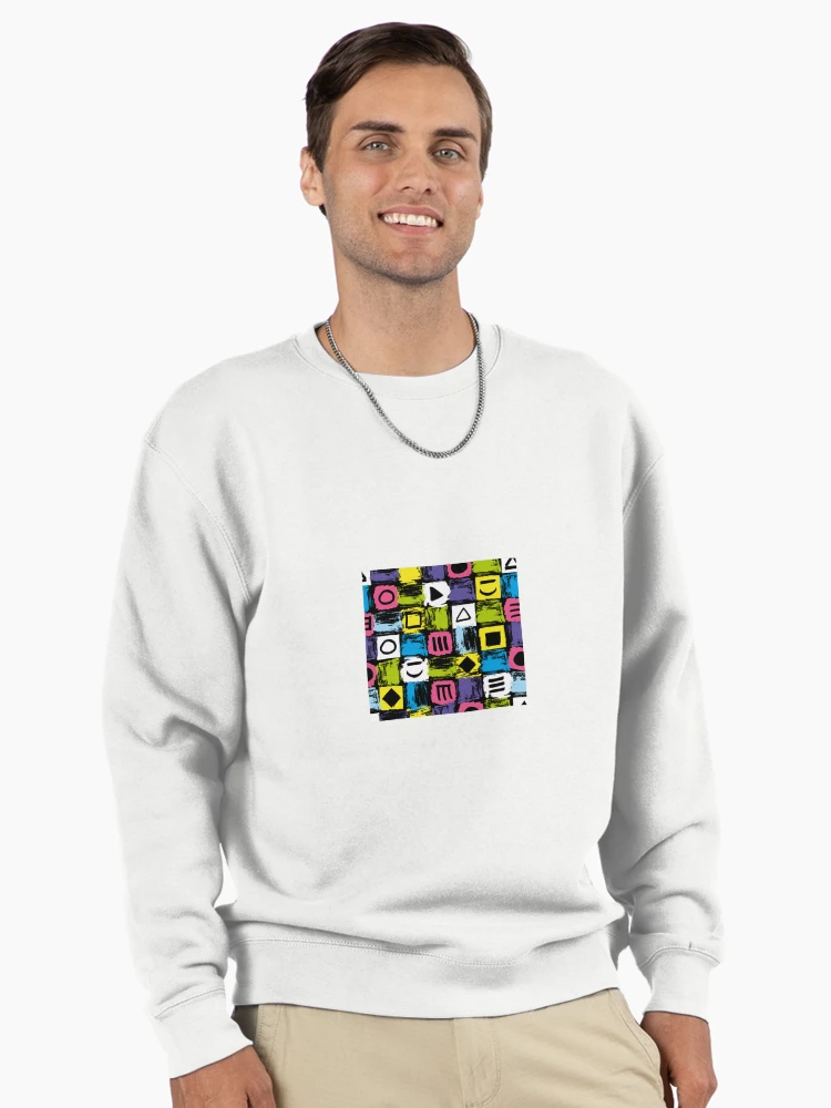 Thumbnail 2 von 6, Pullover, Symbol Retro-Muster designt und verkauft von PatternTale.