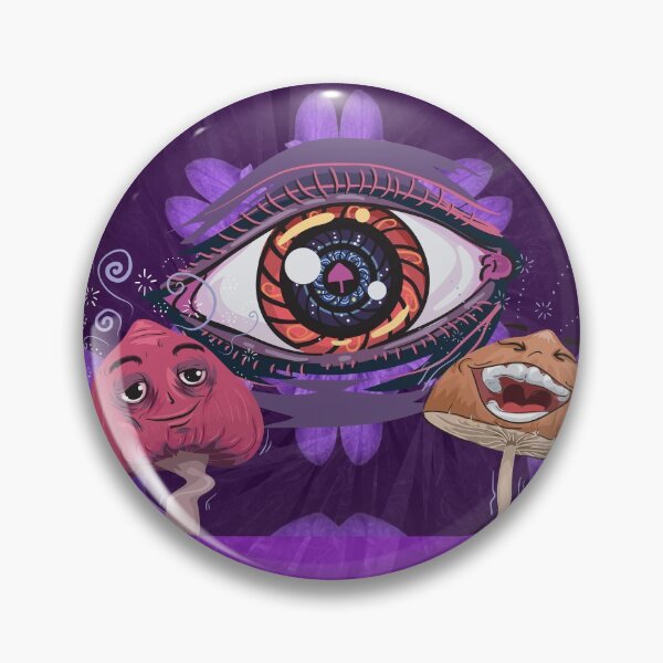 Item preview, TRIPPY EYE OF MUSHROOMS designed and sold by tyodehgoat.