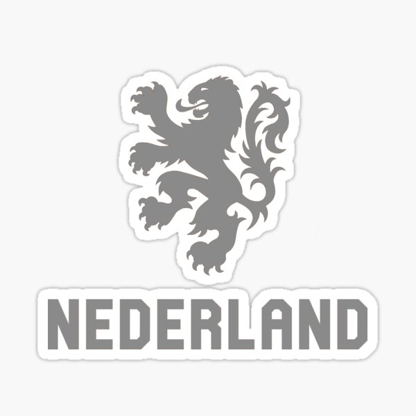 NETHERLANDS KNVB LOGO FIFA WORLD CUP X - LARGE STICKER .. 8.25 X 11.75 INCH