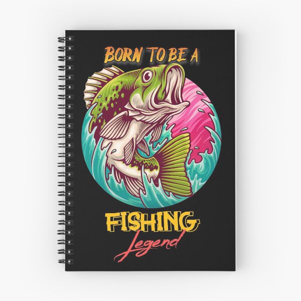 Item preview, Born to be a fishing legend designed and sold by quotifymemes.