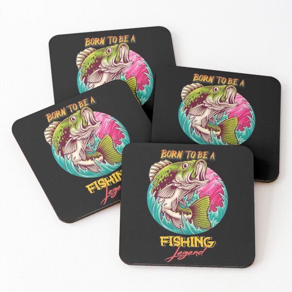 Item preview, Born to be a fishing legend designed and sold by quotifymemes.