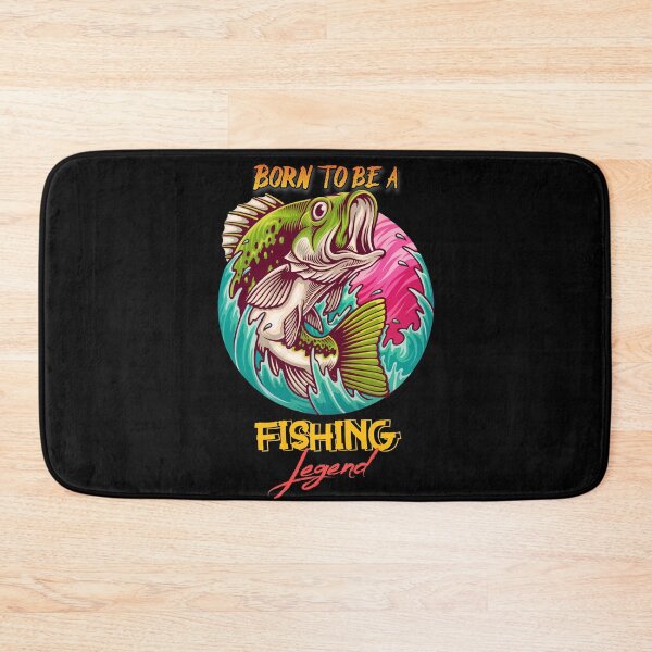 Item preview, Born to be a fishing legend designed and sold by quotifymemes.