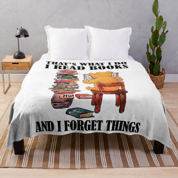 Item preview, National reading day - That's What I Do Read Books And I Forget Things Bear Reading designed and sold by begin-again.