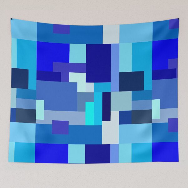 Item preview, Blue hues, shades, Quilted Patterns, Custom Color, White And Blue,Blues,Blue Jackets, blue wall,Light Blue designed and sold by bubbley2021.