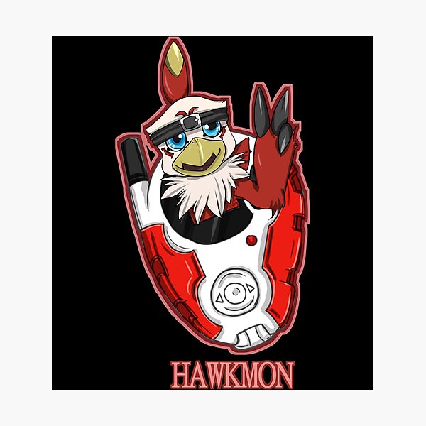Item preview, hawkmon bird poromon digimon anime classic designed and sold by NguyenKelley.
