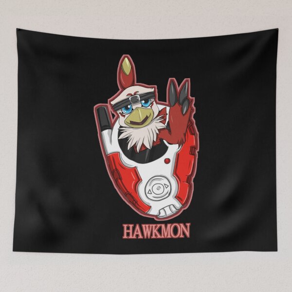 Item preview, hawkmon bird poromon digimon anime classic designed and sold by NguyenKelley.