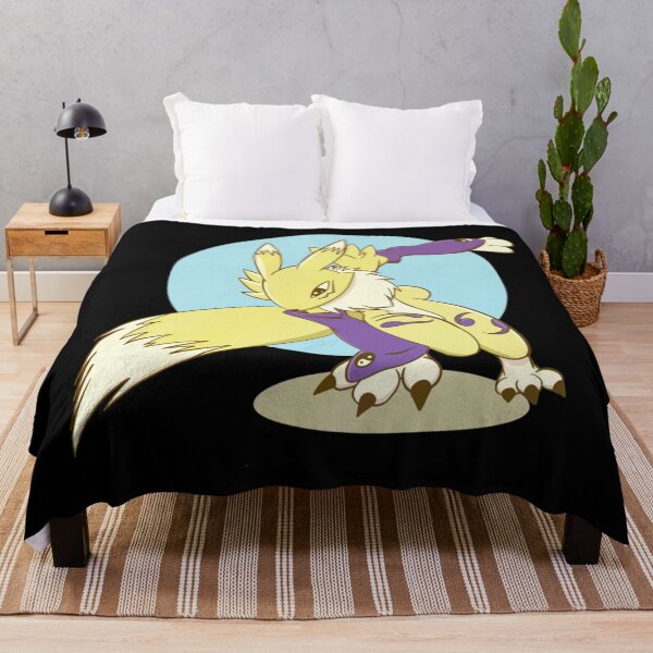 Item preview, Renamon golden fox anime digimon circle design designed and sold by NguyenKelley.