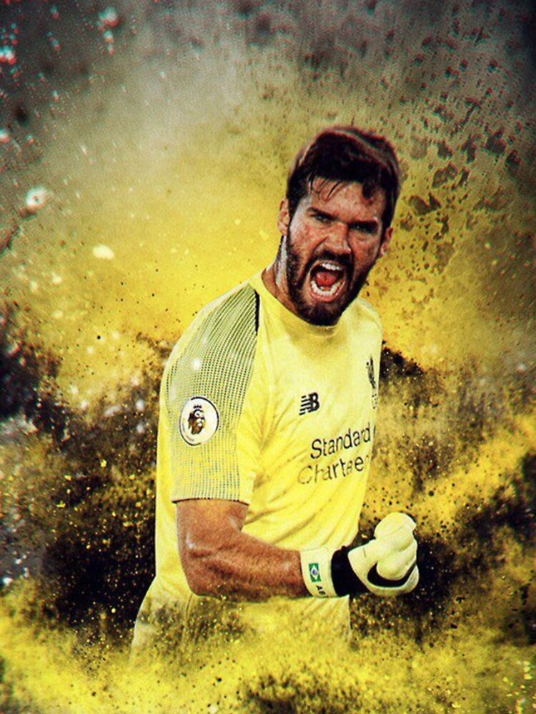 Download Alisson Becker Number 1 Liverpool Jersey Wallpaper