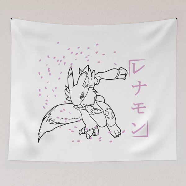 Item preview, Renamon black Digimon manga Tamers design designed and sold by NguyenKelley.