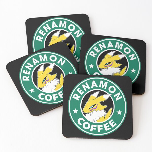 Item preview, Renamon japanese anime digimon logo cofee designed and sold by NguyenKelley.