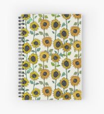Cuaderno de espiral Girasoles pintados