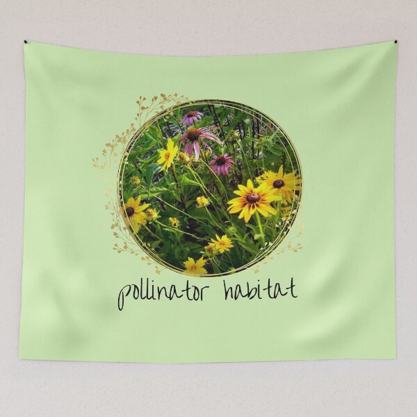 Item preview, Pollinator Habitat Beautiful Native Plants & Flowers Design designed and sold by EarthArtDesigns.