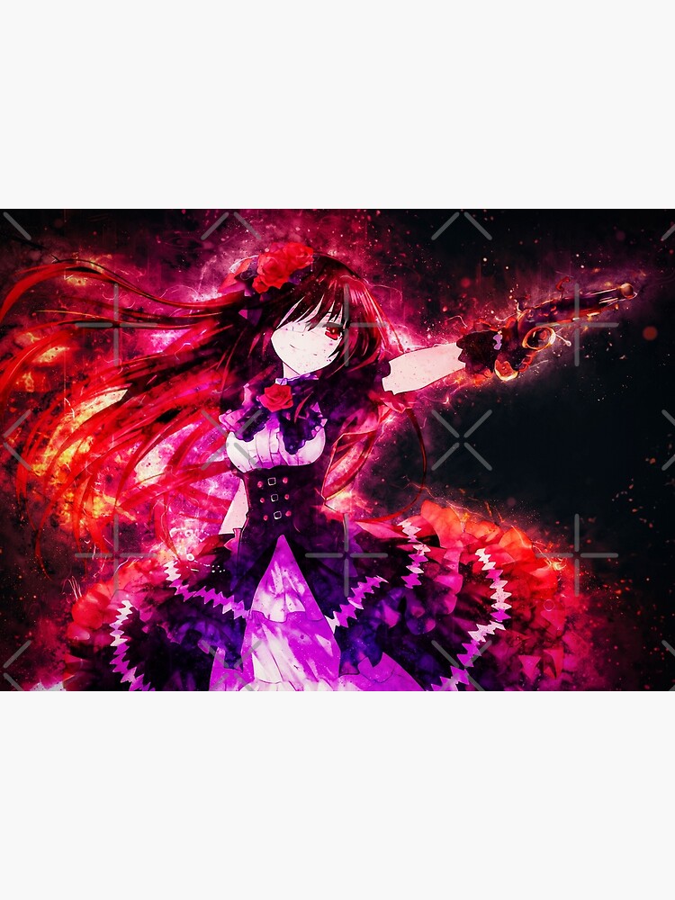 Kurumi Tokisaki Date A Live Clock for Sale by Spacefoxart