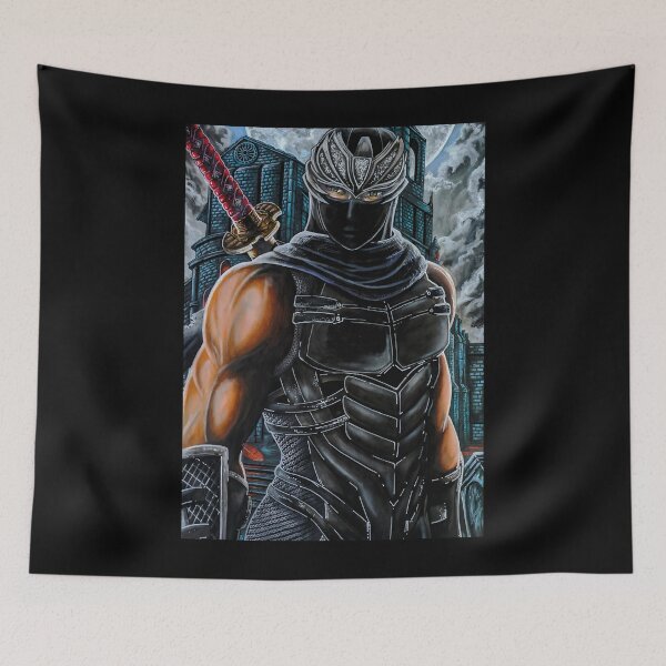 Item preview, Black Ninja gaiden Ryukenden - the dark sword of chaos classic designed and sold by Clifford2011.
