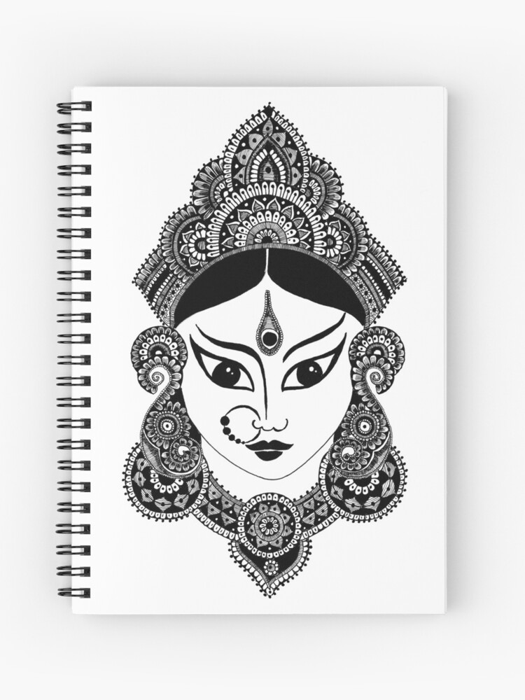 Durga Maa Drawing Ideas | Easy Steps Tutorial & Poster Images