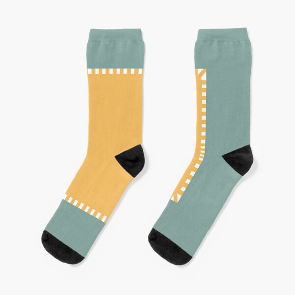 Women's Tangerine Grass Socks - Socks n Socks