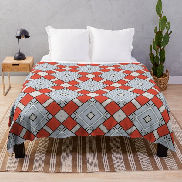 Item preview, Red Brick and Mortar Geometric Design designed and sold by AwakenedSoul.
