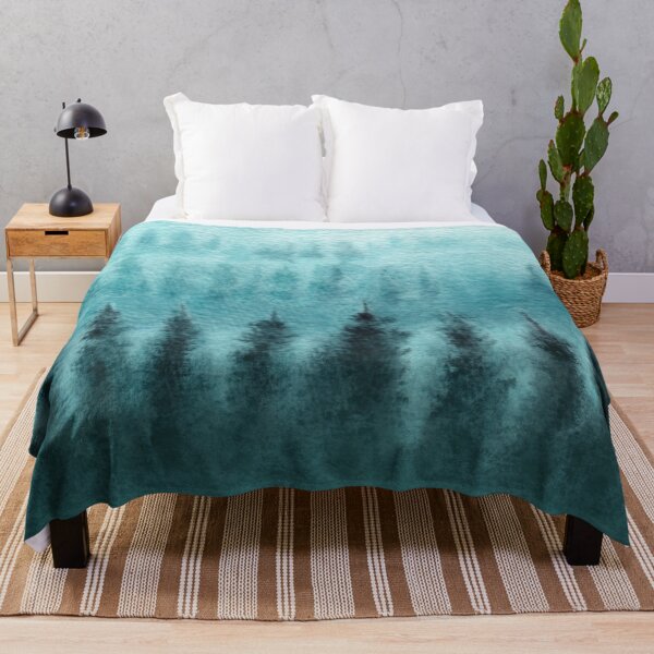 Item preview, Teal Misty Forest designed and sold by Yorda Creative.