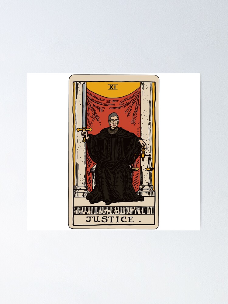 rbg justice tarot card shirt