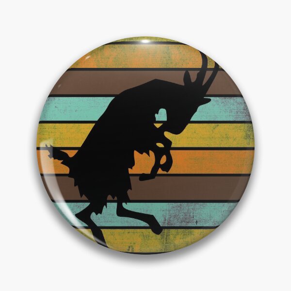 Item preview, Billy Goat Silhouette Retro Sunset  designed and sold by Gypsy Bluegrass Designs.