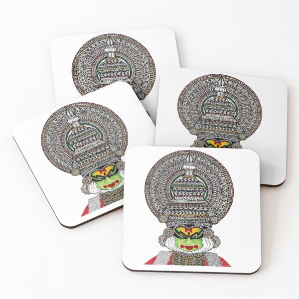 Item preview, Kathakali dancer face designed and sold by Rashmi's Art Shop.