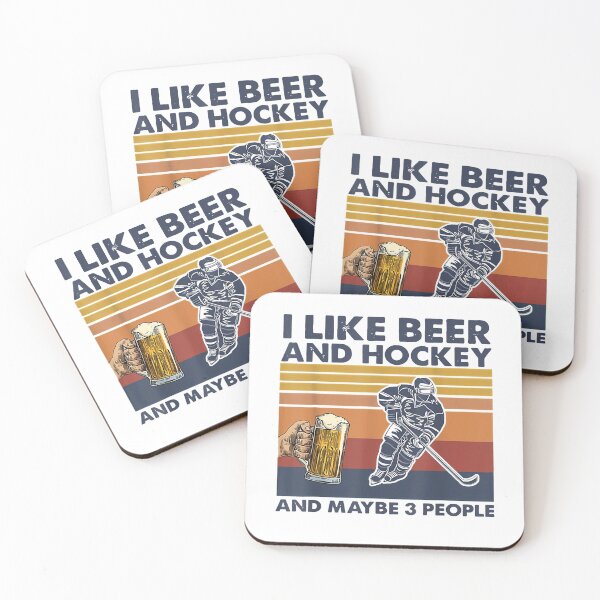 Item preview, I Like Beer And Hockey And Maybe 3 People designed and sold by begin-again.